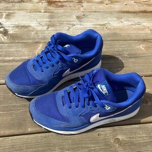 Nike AIR WINDRUNNER TRAINERS 5.5 bright cobalt blue